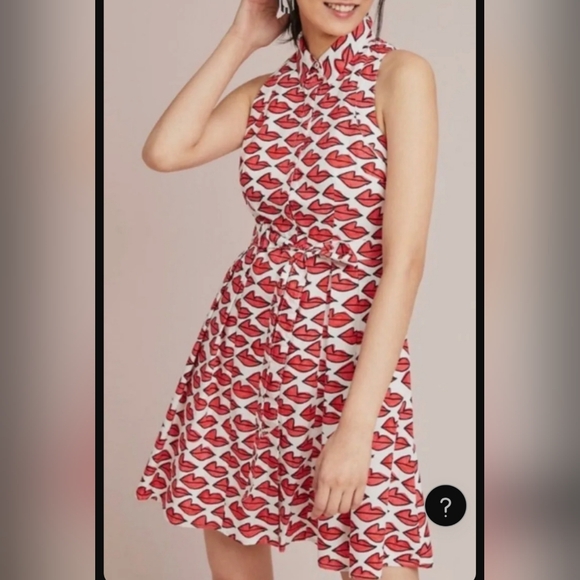Anthropologie Dresses & Skirts - Anthropologie X Ann Howell Bullard Smooching Kiss Dress Size 12